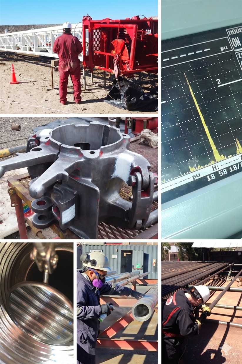 Inspección de herramientas especiales y elementos de izaje